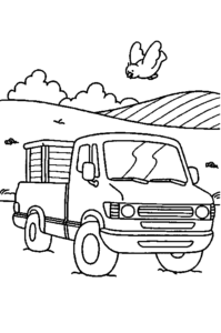 Desenho de Carro Desenho Colorir Imprimir 06
