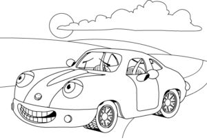 Desenho de Carro Desenho Colorir Imprimir 10