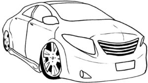 Desenho de Carro Desenho Colorir Imprimir 11
