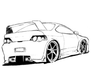 Desenho de Carro Desenho Colorir Imprimir 12