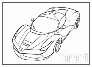 Desenho de Carro Desenho Colorir Imprimir 25