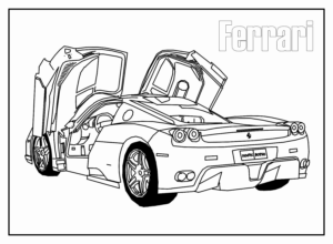 Desenho de Carro Desenho Colorir Imprimir 36