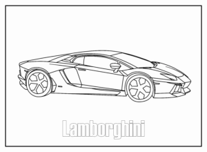 Desenho de Carro Desenho Colorir Imprimir 41