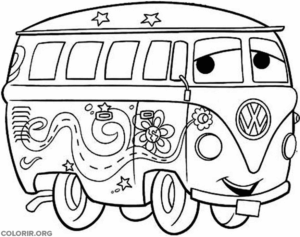 Desenho de Carros Para Colorir E Pintar 12