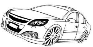 Desenho de Carros Para Colorir E Pintar 15