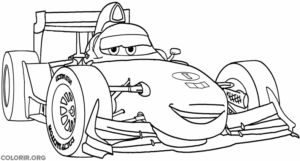 Desenho de Carros Para Colorir E Pintar 16