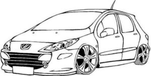 Desenho de Carros Para Colorir E Pintar 17