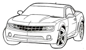 Desenho de Carros Para Colorir E Pintar 18