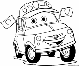 Desenho de Carros Para Colorir E Pintar 2