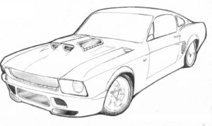 Desenho de Carros Para Colorir E Pintar 20