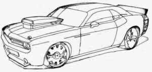 Desenho de Carros Para Colorir E Pintar 3
