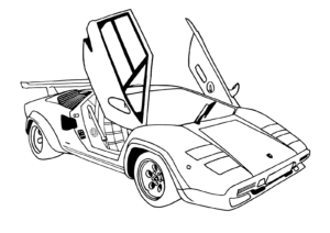 Desenho de Carros Para Colorir E Pintar 5