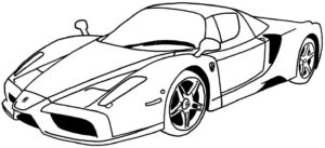 Desenho de Carros Para Colorir E Pintar 6