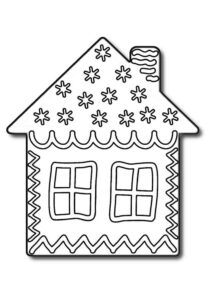 Desenho de Casa Desenho Colorir Imprimir 002