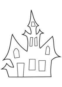 Desenho de Casa Desenho Colorir Imprimir 003