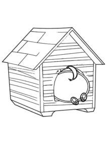 Desenho de Casa Desenho Colorir Imprimir 019