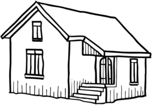 Desenho de Casa Desenho Colorir Imprimir 042