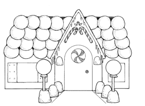 Desenho de Casa Desenho Colorir Imprimir 067