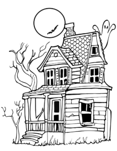 Desenho de Casa Desenho Colorir Imprimir 069