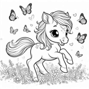 Desenho de Cavalo Desenho Colorir Imprimir 006