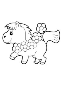 Desenho de Cavalo Desenho Colorir Imprimir 018