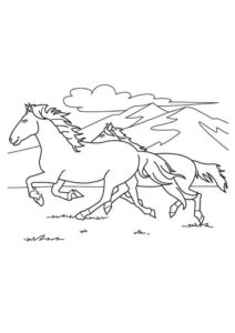 Desenho de Cavalo Desenho Colorir Imprimir 019