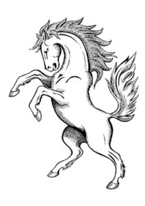 Desenho de Cavalo Desenho Colorir Imprimir 024