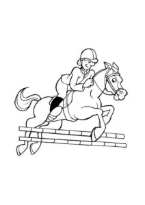 Desenho de Cavalo Desenho Colorir Imprimir 025