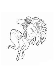 Desenho de Cavalo Desenho Colorir Imprimir 027
