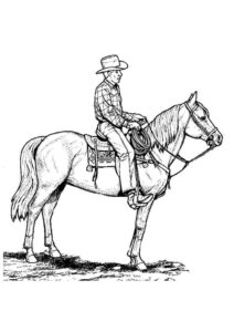 Desenho de Cavalo Desenho Colorir Imprimir 029