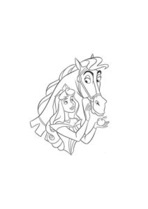 Desenho de Cavalo Desenho Colorir Imprimir 033