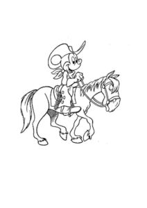 Desenho de Cavalo Desenho Colorir Imprimir 047