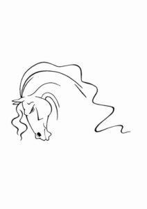 Desenho de Cavalo Desenho Colorir Imprimir 064