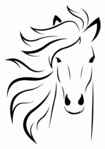 Desenho de Cavalo Desenho Colorir Imprimir 065