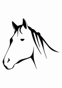 Desenho de Cavalo Desenho Colorir Imprimir 067