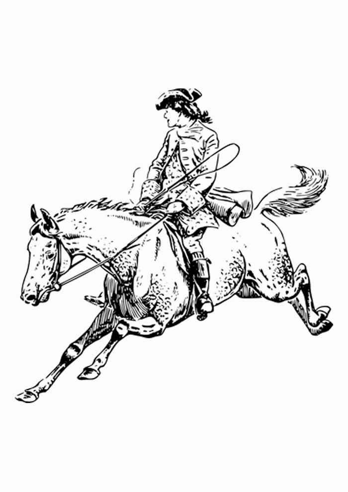 Desenho de Cavalo Desenho Colorir Imprimir 068