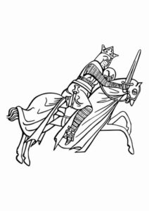 Desenho de Cavalo Desenho Colorir Imprimir 075