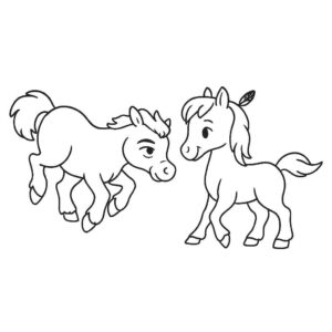 Desenho de Cavalo Desenho Colorir Imprimir 081