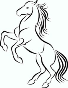 Desenho de Cavalo Desenho Colorir Imprimir 100