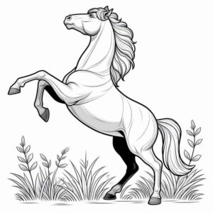 Desenho de Cavalo Desenho Colorir Imprimir 102