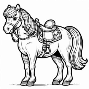 Desenho de Cavalo Desenho Colorir Imprimir 103