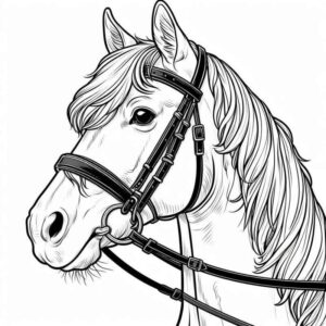 Desenho de Cavalo Desenho Colorir Imprimir 105