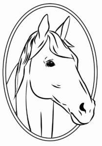 Desenho de Cavalo Desenho Colorir Imprimir 116