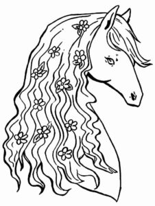 Desenho de Cavalo Desenho Colorir Imprimir 119