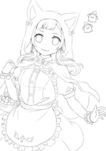 Desenho de Chapeuzinho Vermelho Desenho Colorir Imprimir 07