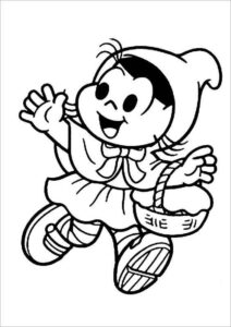 Desenho de Chapeuzinho Vermelho Desenho Colorir Imprimir 12