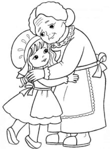 Desenho de Chapeuzinho Vermelho Desenho Colorir Imprimir 15