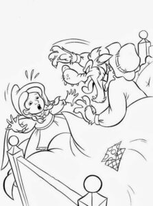 Desenho de Chapeuzinho Vermelho Desenho Colorir Imprimir 24