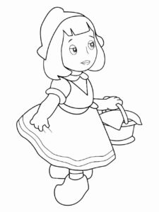Desenho de Chapeuzinho Vermelho Desenho Colorir Imprimir 27