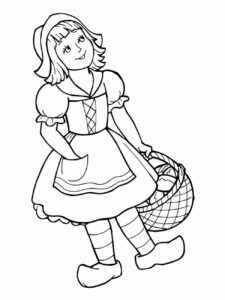 Desenho de Chapeuzinho Vermelho Desenho Colorir Imprimir 28